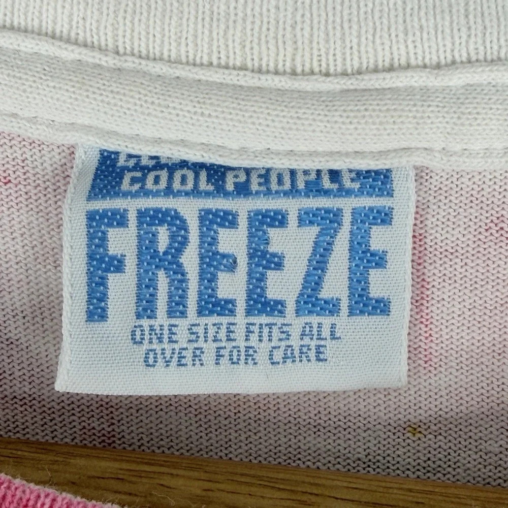 Vintage 90's‎ Freeze Tag Tropical Fish Coral AOP All Over Print T Shirt one size